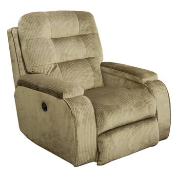 Flexsteel Power Recliner in Brown Fabric, , large