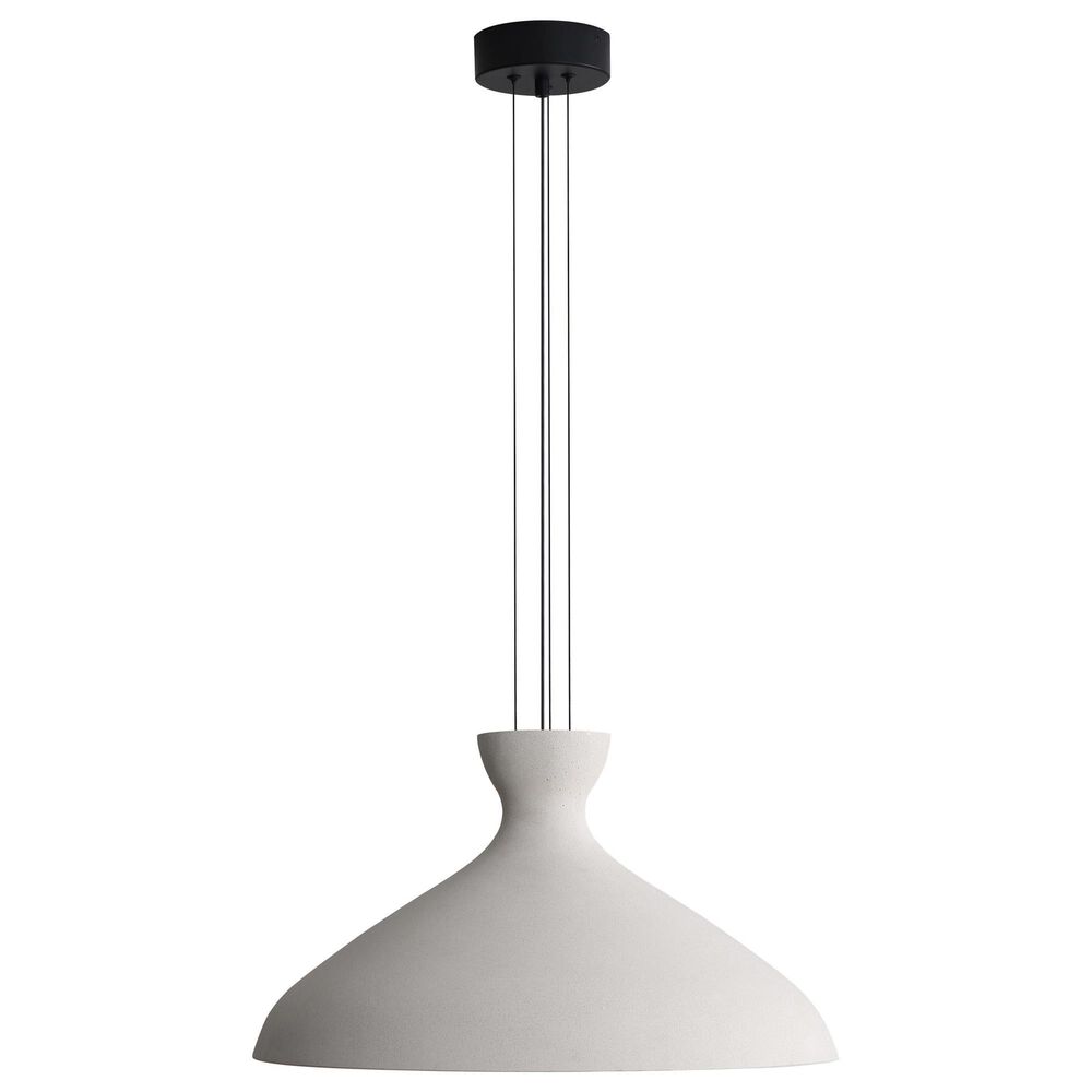 Golden Lighting Aethera 22" 1-Light LED Pendant in White Sandstone, , large