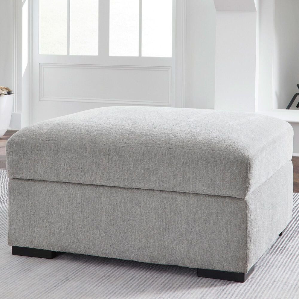Ashley Gabyleigh Ottoman with Storage in Nickel, , large