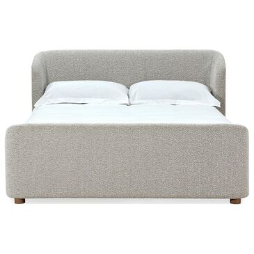 Urban Home Kiki Queen Upholstered Platform Bed in Cotton Ball Boucle, , large