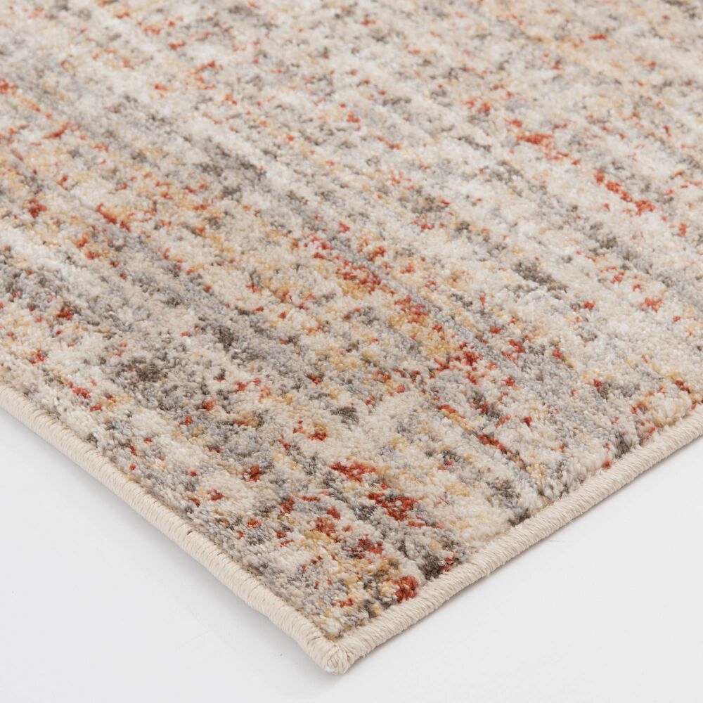 Central Oriental Minerva Mitch 7&#39;10&quot; x 9&#39;10&quot; Storm and Spring Area Rug, , large