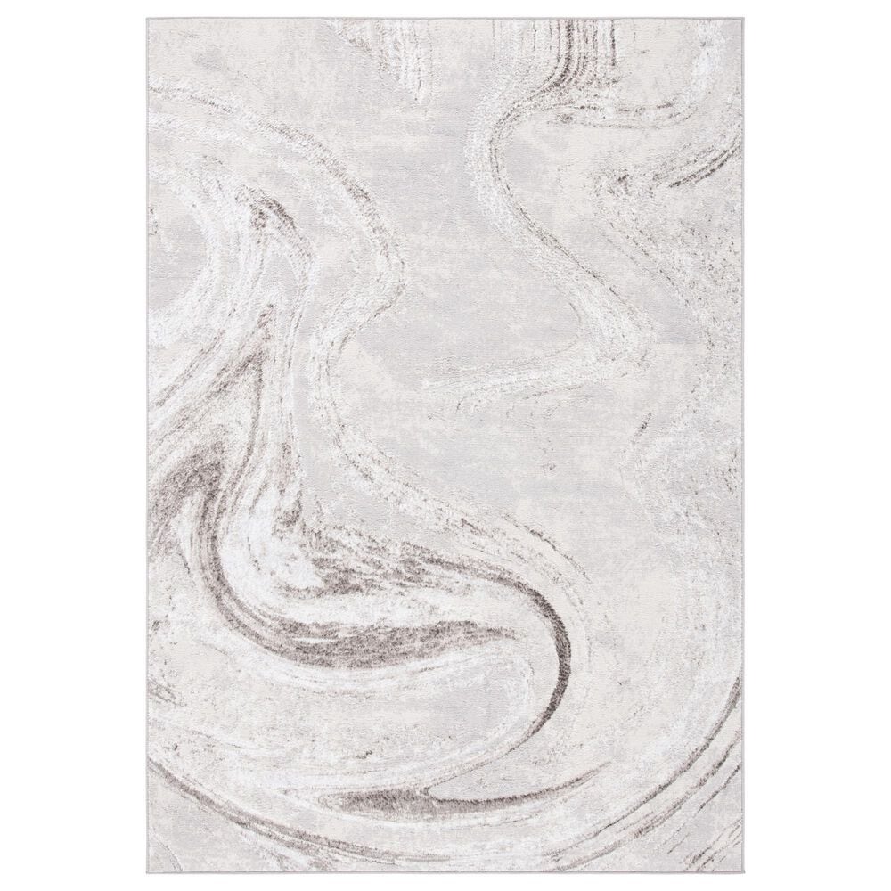 Safavieh Orchard Abstract 5"5" x 7"7" Light Grey Area Rug, , large
