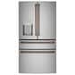 Cafe Handle Kit Refrigeration in Brushed Copper, , large