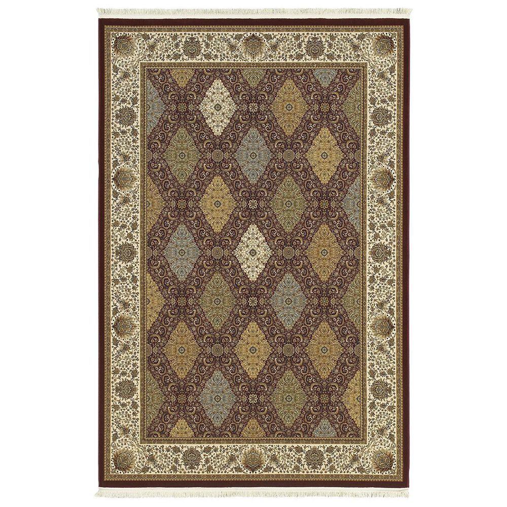 Oriental Weavers Masterpiece 530M 3"10" x 5"5" Red Area Rug, , large