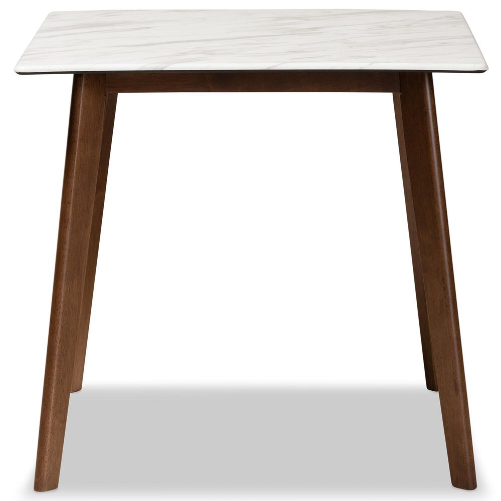 Baxton Studio Kayle Dining Table in Walnut Brown - Table Only, , large