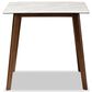 Baxton Studio Kayle Dining Table in Walnut Brown - Table Only, , large