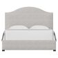 Viceray Collections Emily King Upholstered Panel Bed with Arched Headboard in Labradoodle, , large