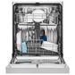Frigidaire 24" Built-In Pocket Handle Dishwasher with ADA in Stainless Steel, , large