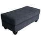 Southaven Ottoman in Navy, , large