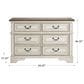 Ashley Realyn Youth Dresser in Chipped White, , large