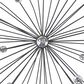 Maple and Jade 24" Round Glam Wall Decor in Black and Clear (Set of 3), , large