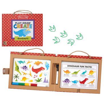 Melissa & Doug Play, Draw, Create Reusable Drawing and Magnet Kit - Dinosaurs, , large