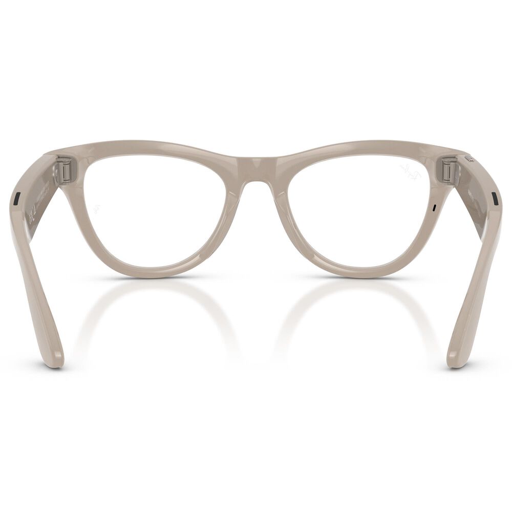 Rayban Glasses Skyler Gen 2 Sunglasses with Clear and Sapphire Transitions Lenses in Shiny Chalky Gray, , large