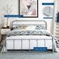 Modway Maisie Queen Platform Bed Frame in Gray, , large