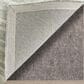 Feizy Wallace WAL8A41F Gray 5" x 8" Area Rug, , large