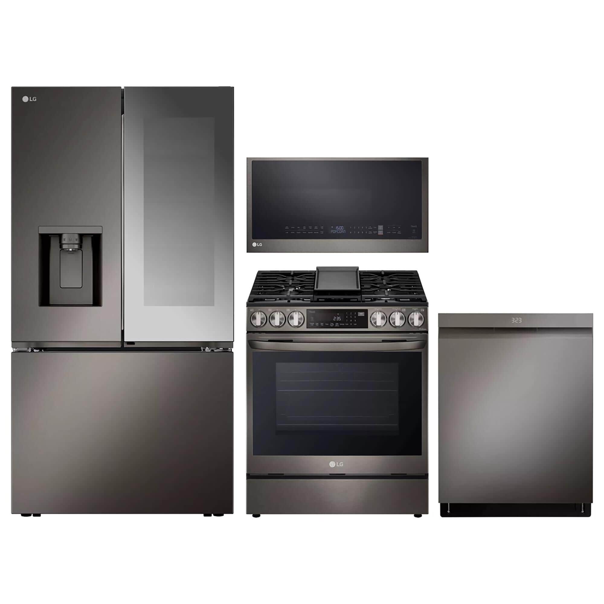 Lg black stainless kitchen package hot sale
