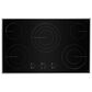 JennAir Lustre 36" Electric Cooktop with 5 Elements in Black and Stainless, , large