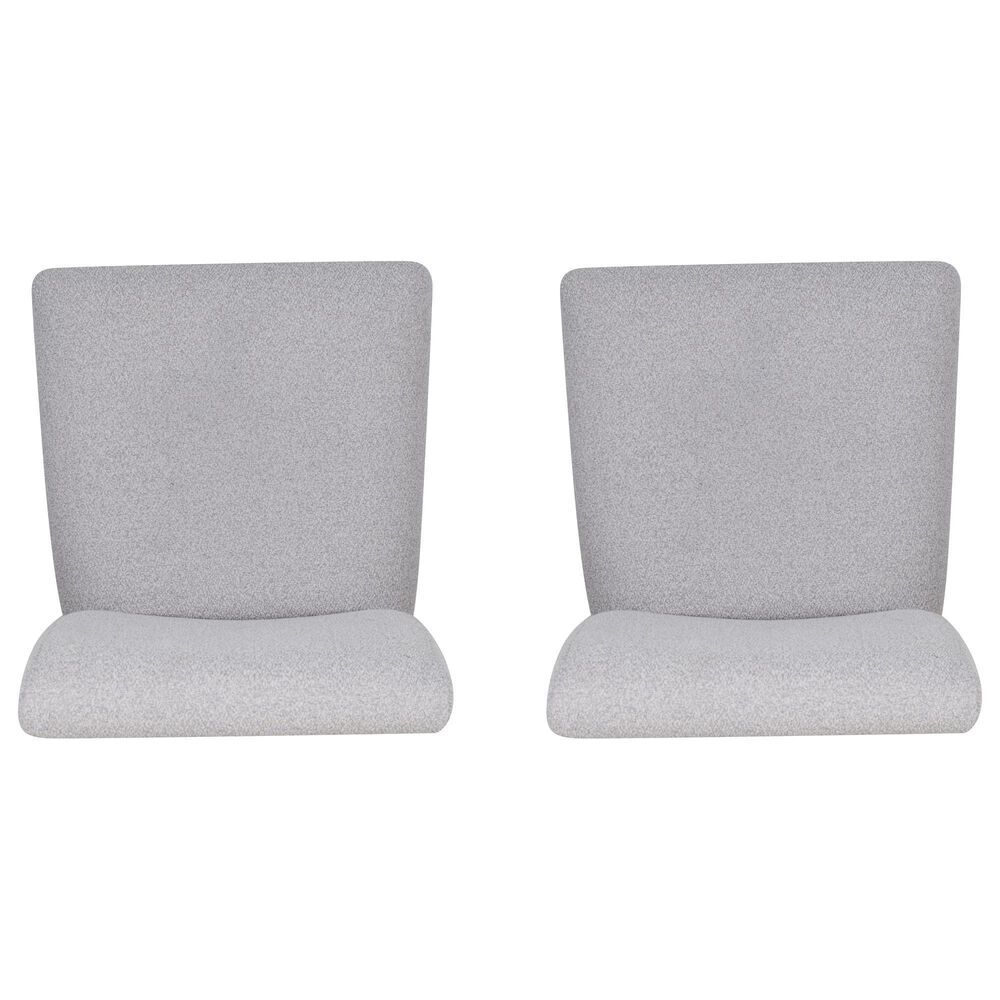 Linon Home Decor Cyrus Swivel Bar Stool in Grey (Set of 2), , large