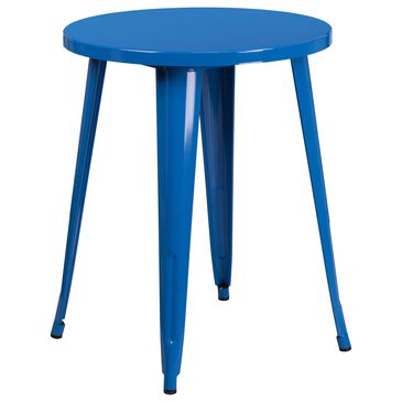 Flash Furniture 24" Round Table in Blue, , large