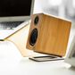 Kanto Angled Desktop Speaker Stand for Small Speakers in White (Set of 2), , large