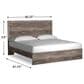 Ashley Ralinksi King Panel Bed in Gray, , large