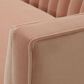 Joybird Chelsea Sofa in Royale Blush Velvet and Mocha, , large