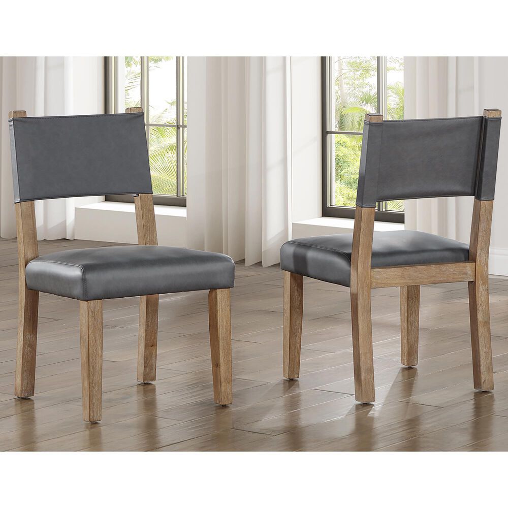 Steve Silver Aubrey Side Chair in Natural Brown, , large