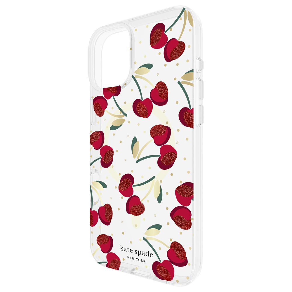Kate Spade Protective MagSafe Case for iPhone 16 Plus in Cherry Dot, , large
