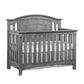 Oxford Baby Willowbrook 4-In-1 Convertible Crib in Graphite Gray, , large