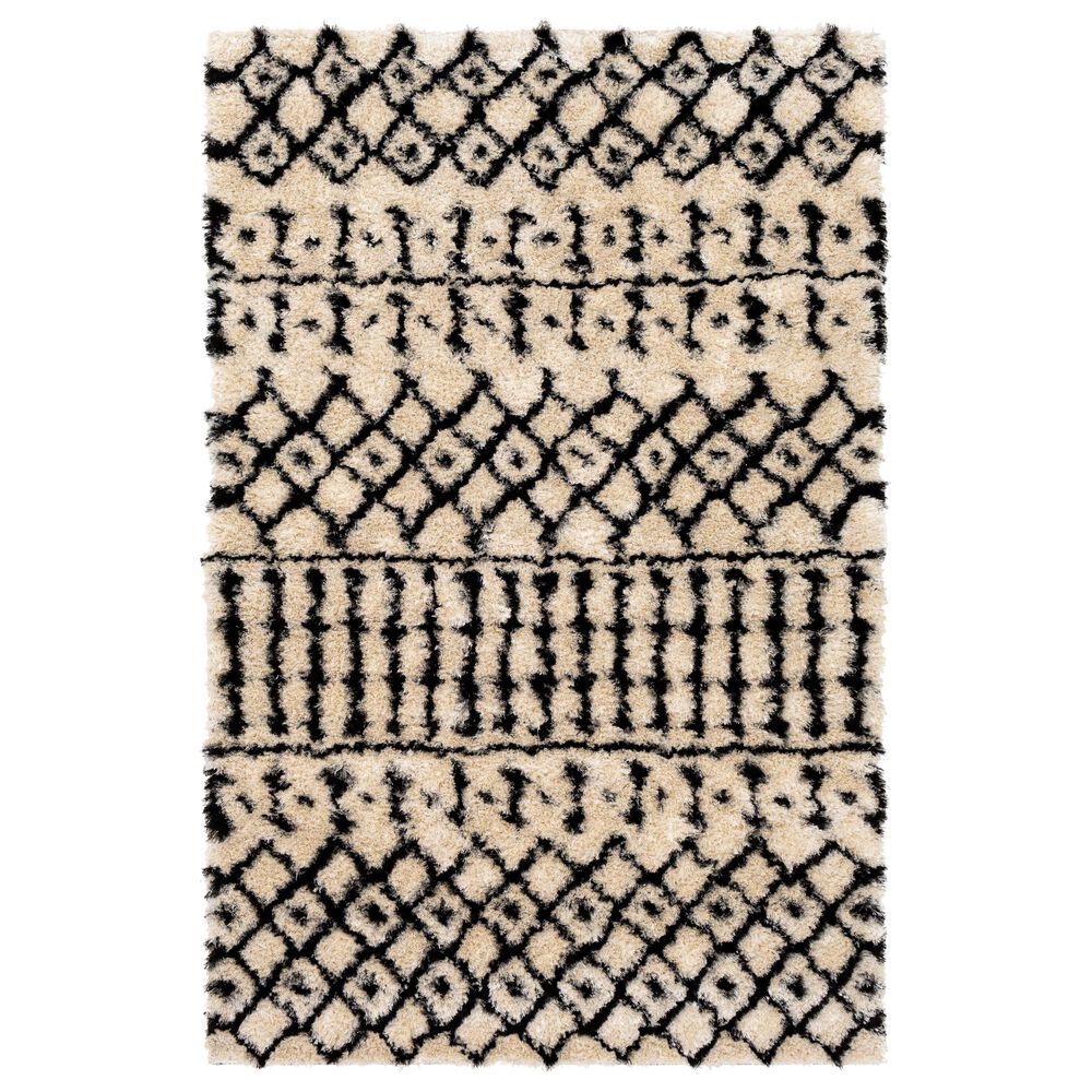 Surya Gibraltar GIB-2306 2' x 3' Cream and Black Area Rug, , large