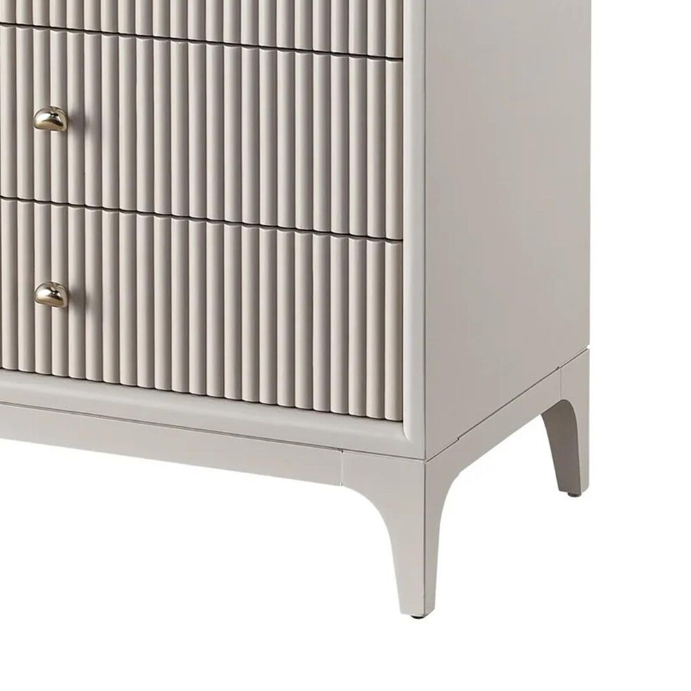 Furniture Worldwide Tranquility 3-Drawer Nightstand in Moonstone, , large