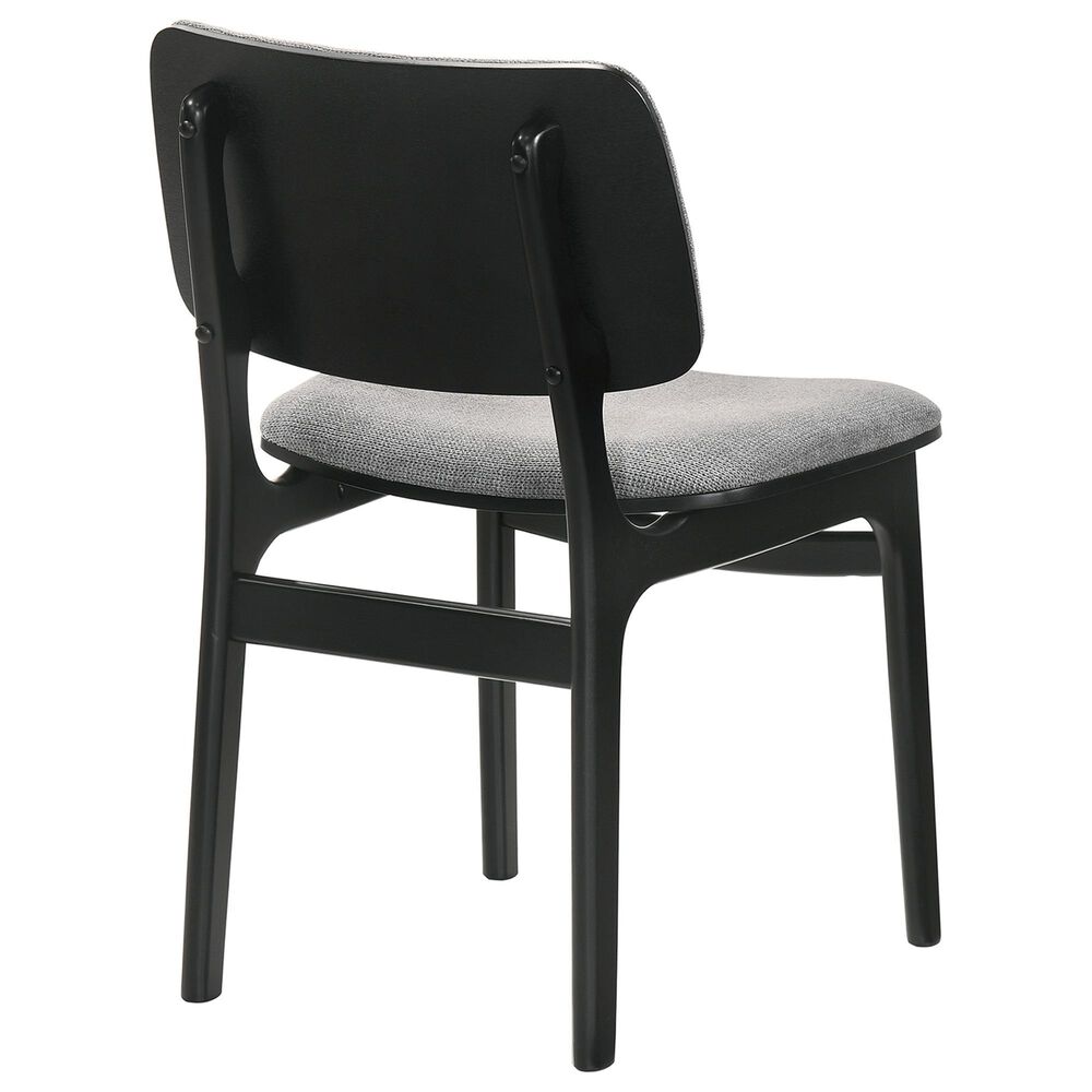 Blue River Cirque and Lima 5-Piece Round Dining Set in Black, , large