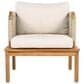 Hearth and Haven 5-Piece Outdoor Conversation Set with Weather Rope and Beige in Teak, , large