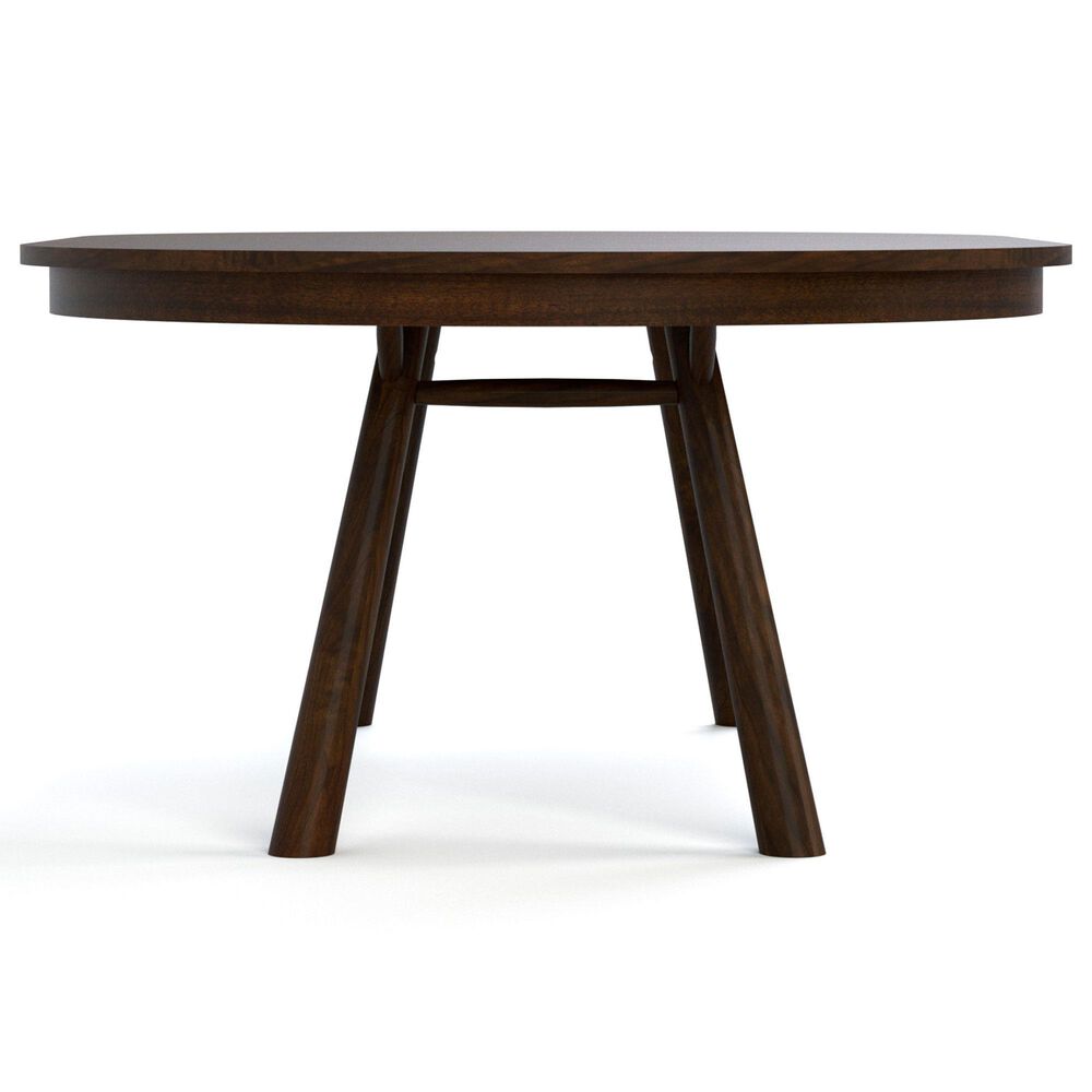 STICKLEY Hudson Valley 54&quot; Round Dining Table in Dark Roast, , large