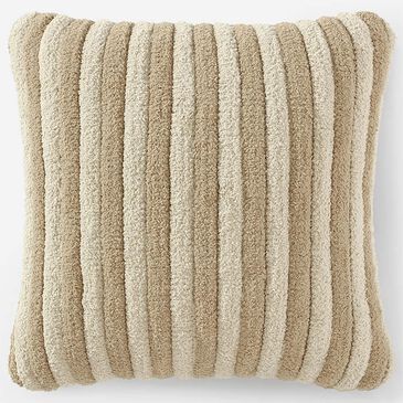Sunday Citizen Snug Piped 20" Square Throw Pillow in Biscotti and Sahara Tan, , large