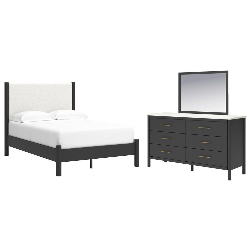 Ashley Cadmori 3-Piece Full Platform Bedroom Set in Black and White, , large