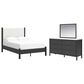Ashley Cadmori 3-Piece Full Platform Bedroom Set in Black and White, , large