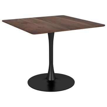Zuo Modern Molly Dining Table in Brown and Black - Table Only, , large