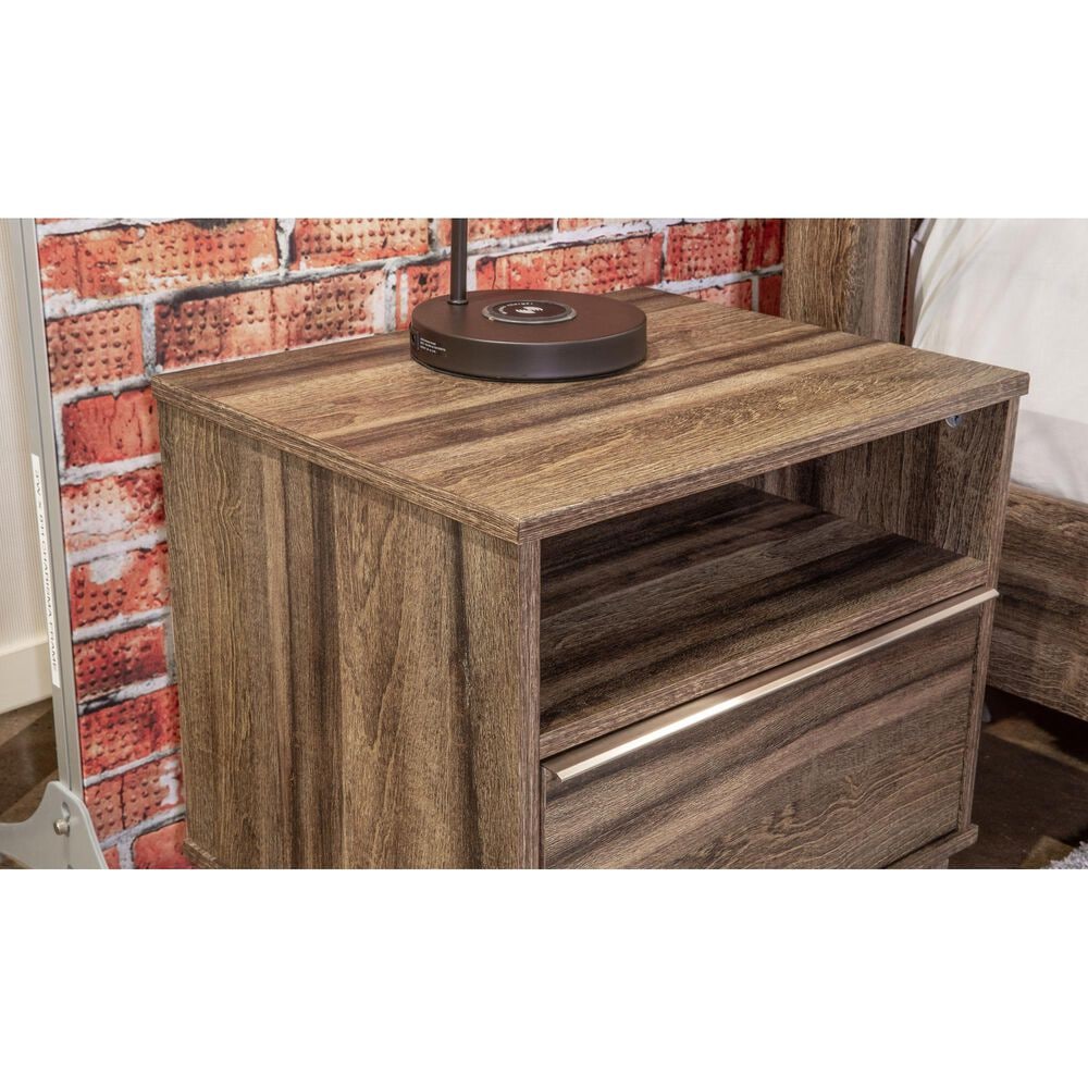 Ashley Shallifer 1 Drawer Nightstand in Brown, , large