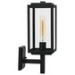 Creative Coop Addison 1-Light Outdoor Wall Sconce in Textured Black, , large