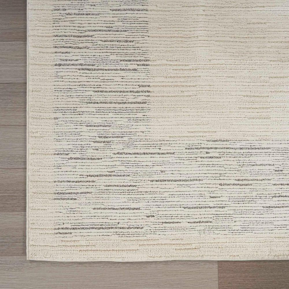Nourison Andes AND05 3&#39;11&quot; x 5&#39;11&quot; Ivory and Grey Area Rug, , large