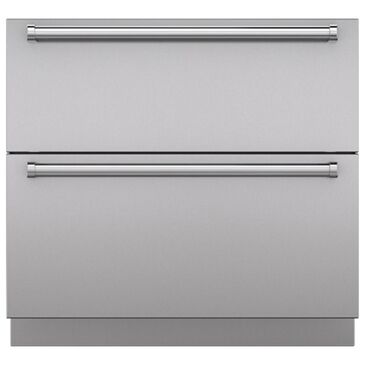 Sub Zero 36" Drawer Panels with Pro Handles in Stainless Steel, , large