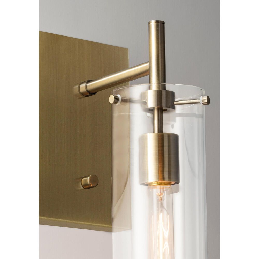 Adesso Dalton Wall Lamp in Antique Brass, , large