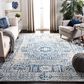 Safavieh Evoke EVK260C 10" x 14" Ivory and Blue Area Rug, , large