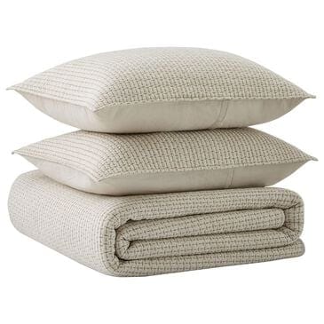Levtex Pick-Stitch Artisan 3-Piece Full/Queen Quilt Set in Taupe, , large