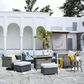 HOMLUX 7-Piece Outdoor Patio Set in Gray, , large
