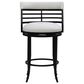 Armen Living Telia Swivel  Counter  Stool in Ivory, , large