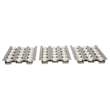 Coyote Outdoor 34" Ceramic Briquettes Trays Set, , large