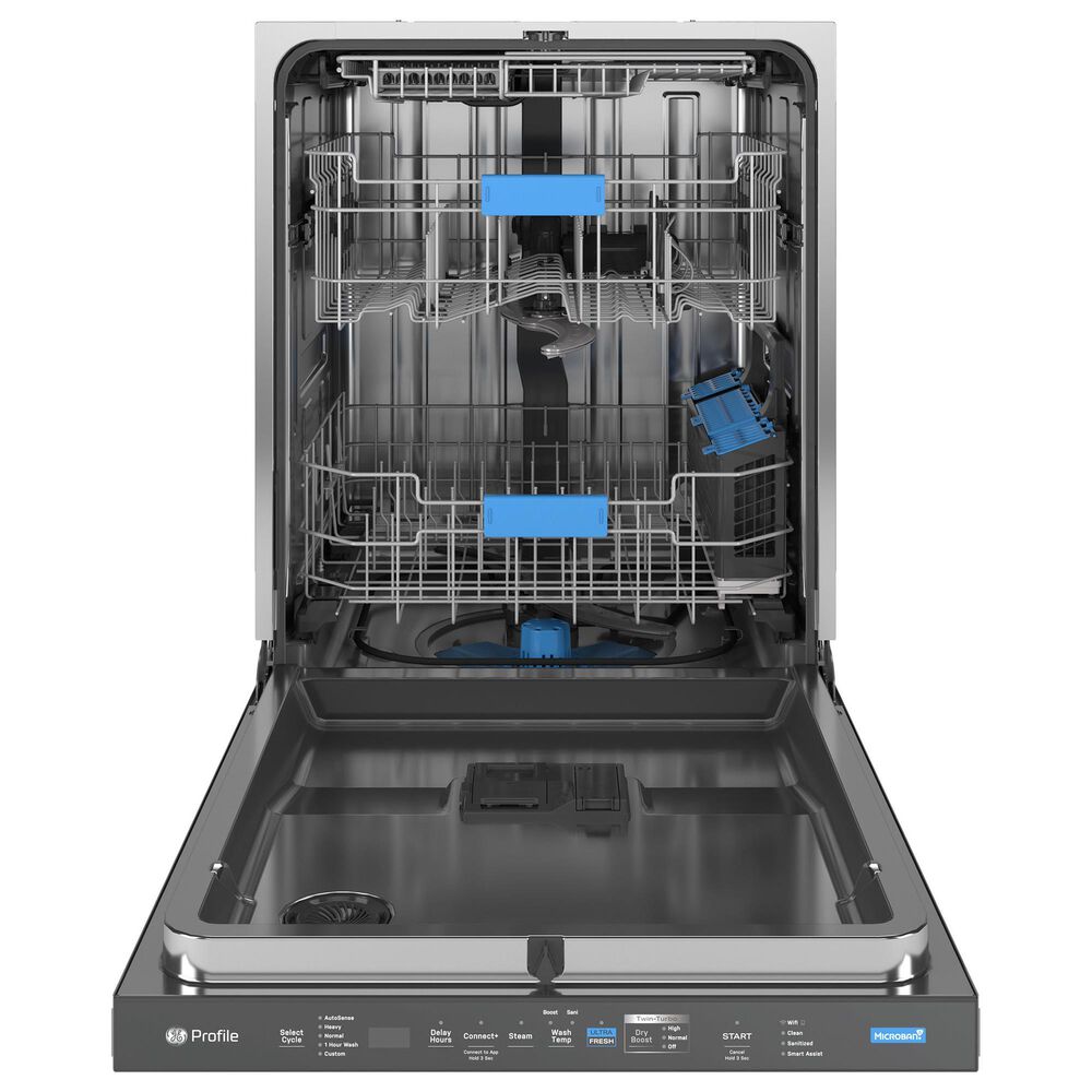 GE Profile 24&quot; Smart Built-In Dishwasher with 39 dBA in Fingerprint Resistant Stainless, , large