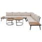 HOMLUX 6-Piece Outdoor Sectional Set in Beige, , large